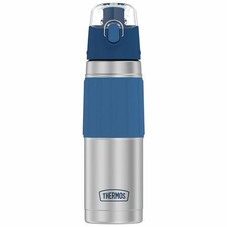 THERMOS 18-Ounce Vacuum-Insulated Stainless Steel Hydration Bottle (Slate Blue) 2465SSB6